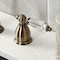 Kingston Brass Widespread Kitchen Faucet, Antique Brass KB1793WLLLS - alternate 3
